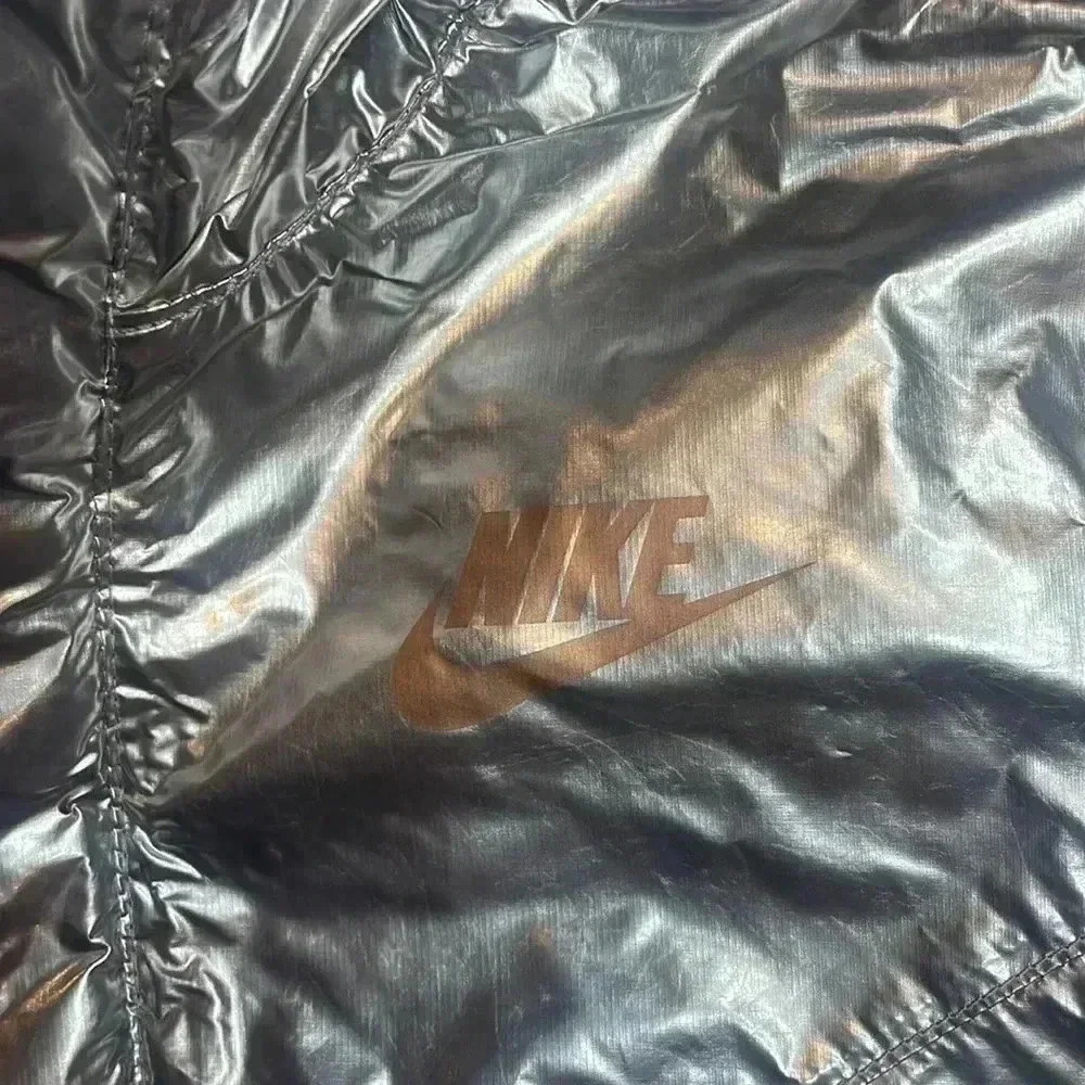 Nike metallic cool gray jacket size 6. - Picture 2 of 7